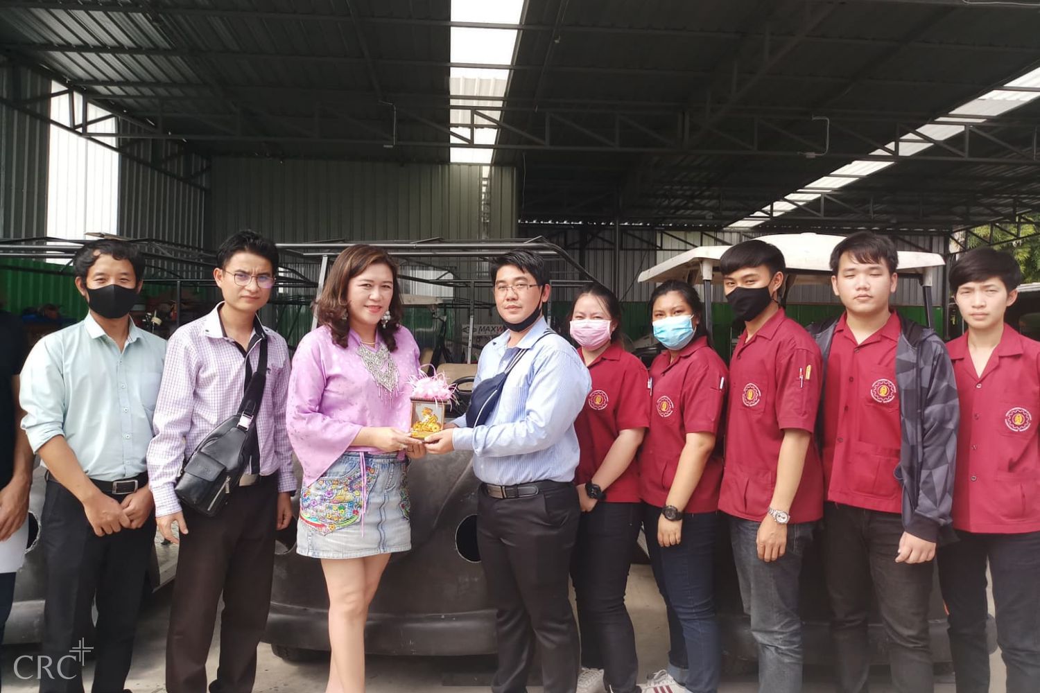 ภาพกิจกรรมการศึกษาดูงานของนักศึกษาคณะวิศวกรรมศาสตร์ที่โรงงานอุตสาหกรรมท่อน้ำไทยจำกัดและโรงงานผลิตรถตุ๊กตุ๊กไฟฟ้า