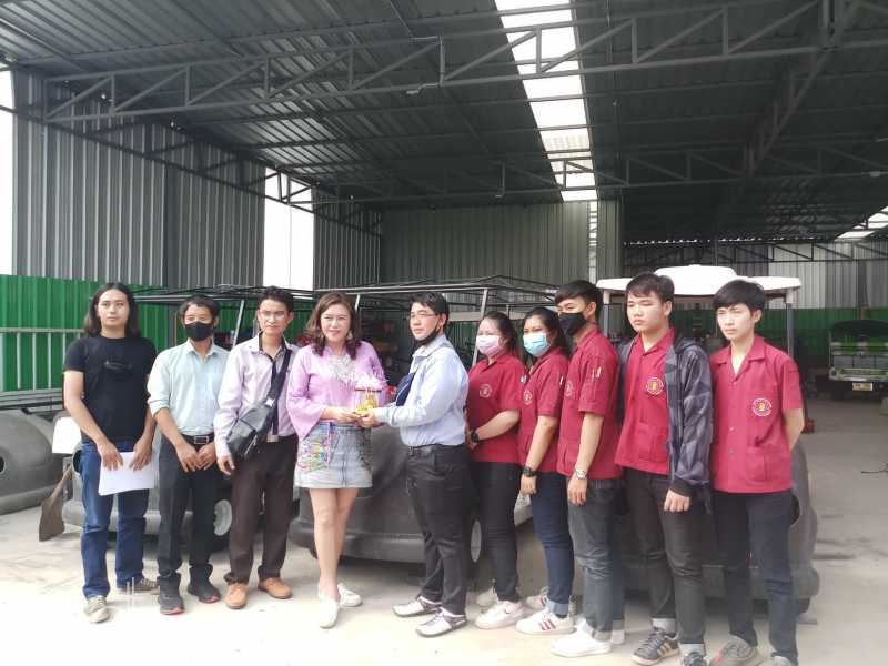 ภาพกิจกรรมการศึกษาดูงานของนักศึกษาคณะวิศวกรรมศาสตร์ที่โรงงานอุตสาหกรรมท่อน้ำไทยจำกัดและโรงงานผลิตรถตุ๊กตุ๊กไฟฟ้า #19