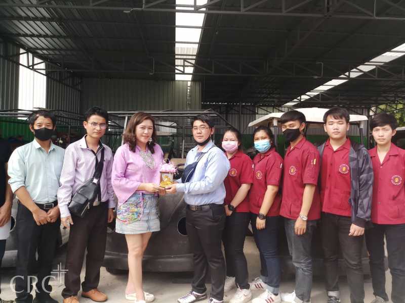 ภาพกิจกรรมการศึกษาดูงานของนักศึกษาคณะวิศวกรรมศาสตร์ที่โรงงานอุตสาหกรรมท่อน้ำไทยจำกัดและโรงงานผลิตรถตุ๊กตุ๊กไฟฟ้า #15