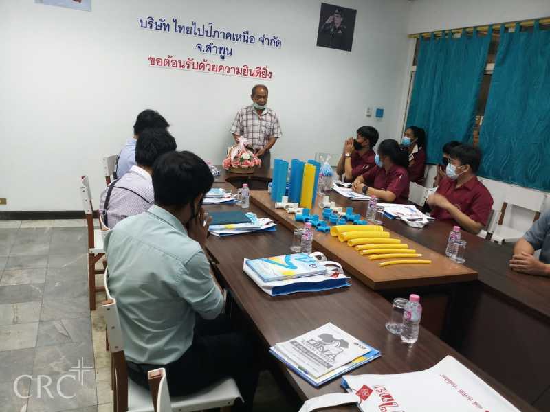 ภาพกิจกรรมการศึกษาดูงานของนักศึกษาคณะวิศวกรรมศาสตร์ที่โรงงานอุตสาหกรรมท่อน้ำไทยจำกัดและโรงงานผลิตรถตุ๊กตุ๊กไฟฟ้า #6