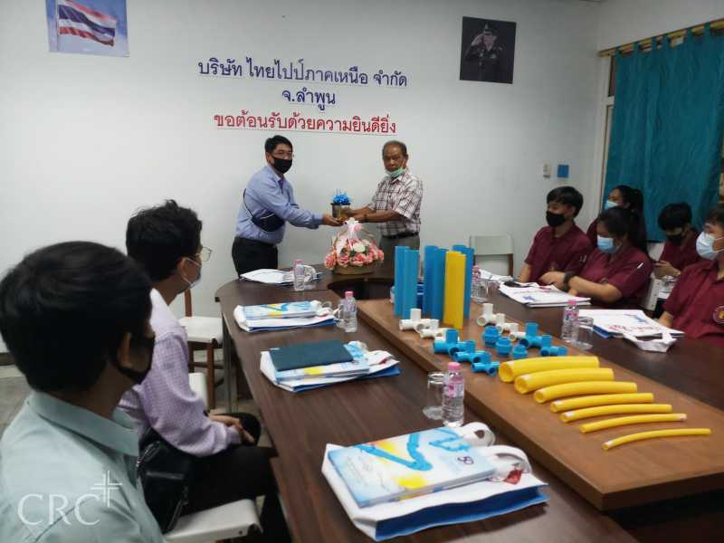 ภาพกิจกรรมการศึกษาดูงานของนักศึกษาคณะวิศวกรรมศาสตร์ที่โรงงานอุตสาหกรรมท่อน้ำไทยจำกัดและโรงงานผลิตรถตุ๊กตุ๊กไฟฟ้า #24