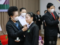 คณะสาธารณสุขศาสตร์ วิทยาลัยเชียงราย จัดพิธีมอบเข็มวิทยฐานะแก่นักศึกษาชั้นปีที่ 4 และพิธีมอบเสื้อกาวน์นักศึกษาปี 2 ประจำปีการศึกษา 2565 #13