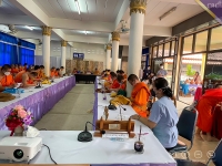 เรื่องการปฐมพยาบาลและการช่วยฟื้นคืนชีพ ซึ่งจัดทำโครงการถวายความรู้ แด่พระภิกษุสงฆ์และสามเณรกลุ่มเสี่ยงโรคไม่ติดต่อเรื้อรัง #13